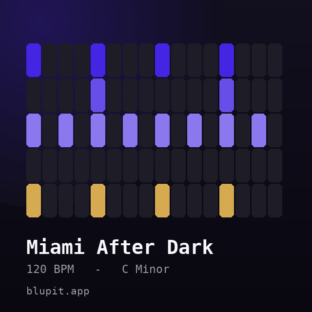 Miami After Dark