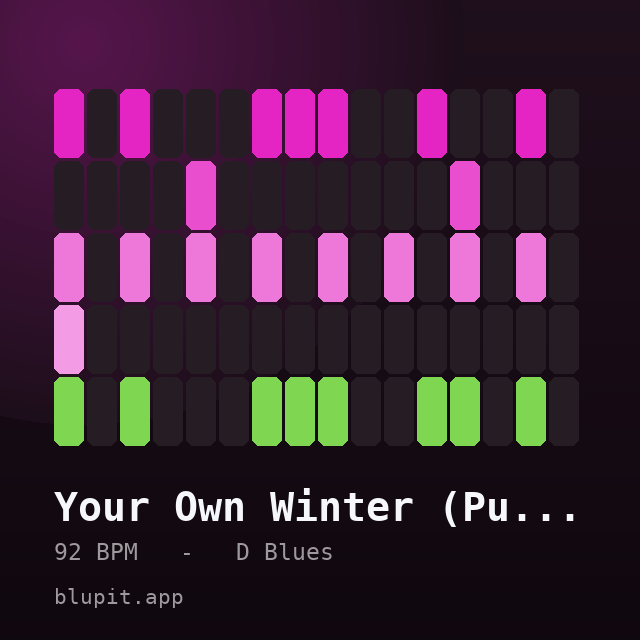 Your Own Winter (Pull It)